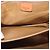 Céline Borsa a Spalla in Tela Macadam CELINE in Pelle PVC Marrone Oro Auth 161211 D'oro - vista 21