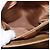Céline Borsa a Spalla in Tela Macadam CELINE in Pelle PVC Marrone Oro Auth 161211 D'oro - vista 23
