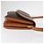 Céline Borsa a Spalla in Tela Macadam CELINE in Pelle PVC Marrone Oro Auth 161211 D'oro - vista 3