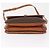 Céline Borsa a Spalla in Tela Macadam CELINE in Pelle PVC Marrone Oro Auth 161211 D'oro - vista 5