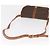 Céline Borsa a Spalla in Tela Macadam CELINE in Pelle PVC Marrone Oro Auth 161211 D'oro - vista 7