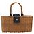 Borsa a Mano BURBERRY Blue Label Rattan Beige Argento Auth 161754 - vista 13