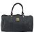 Borsa Boston Mini Vicetos Logogram MCM in PVC Nero Oro Auth am10417 D'oro - vista 13