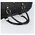 Borsa Boston Mini Vicetos Logogram MCM in PVC Nero Oro Auth am10417 D'oro - vista 7