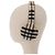Orejeras de lana beige con estampado Nova Check de BURBERRY Auth 159465 - vista 3