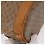 Gucci Borsa a Spalla Micro GG Supreme PVC Beige Oro Auth 162968 D'oro - vista 15