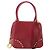 Céline Borsa a mano CELINE Circle in pelle 2 in 1 rossa oro Auth 161046 Rosso D'oro