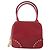 Céline Borsa a mano CELINE Circle in pelle 2 in 1 rossa oro Auth 161046 Rosso D'oro - vista 13