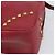 Céline Borsa a mano CELINE Circle in pelle 2 in 1 rossa oro Auth 161046 Rosso D'oro - vista 16