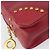 Céline Borsa a mano CELINE Circle in pelle 2 in 1 rossa oro Auth 161046 Rosso D'oro - vista 17
