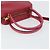 Céline Borsa a mano CELINE Circle in pelle 2 in 1 rossa oro Auth 161046 Rosso D'oro - vista 7