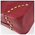 Céline Borsa a mano CELINE Circle in pelle 2 in 1 rossa oro Auth 161046 Rosso D'oro - vista 9