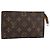 LOUIS VUITTON Monogram Bucket PM Accessory Pouch LV Auth 161196