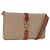 Céline Borsa a Spalla in Tela Macadam CELINE PVC Beige Oro Auth 159576 D'oro