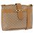Céline Borsa a Spalla in Tela Macadam CELINE PVC Beige Oro Auth 161796 D'oro