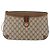 Borsa a Spalla Gucci GG Supreme Web Sherry Line PVC Beige 89 02 026 Auth 161386 - vista 13