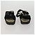 SAINT LAURENT LOUIS VUITTON Sandali con tacco in tela e suede 2 pezzi Nero Auth ti3632 D'oro - vista 2