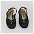 SAINT LAURENT LOUIS VUITTON Sandali con tacco in tela e suede 2 pezzi Nero Auth ti3632 D'oro - vista 6