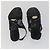 SAINT LAURENT LOUIS VUITTON Sandali con tacco in tela e suede 2 pezzi Nero Auth ti3632 D'oro - vista 9