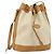 Gucci Borsa a Spalla Micro GG Supreme PVC Beige Oro 001 115 0933 Auth 161767 D'oro