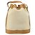 Gucci Borsa a Spalla Micro GG Supreme PVC Beige Oro 001 115 0933 Auth 161767 D'oro - vista 2