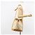 Gucci Borsa a Spalla Micro GG Supreme PVC Beige Oro 001 115 0933 Auth 161767 D'oro - vista 23