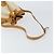 Gucci Borsa a Spalla Micro GG Supreme PVC Beige Oro 001 115 0933 Auth 161767 D'oro - vista 7