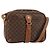 Céline Borsa a Spalla in Tela Macadam CELINE in Pelle PVC Marrone Oro Auth 161002 D'oro