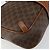 Céline Borsa a Spalla in Tela Macadam CELINE in Pelle PVC Marrone Oro Auth 161002 D'oro - vista 15