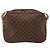 Céline Borsa a Spalla in Tela Macadam CELINE in Pelle PVC Marrone Oro Auth 161002 D'oro - vista 2