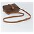 Céline Borsa a Spalla in Tela Macadam CELINE in Pelle PVC Marrone Oro Auth 161002 D'oro - vista 7