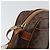 Céline Borsa a Spalla in Tela Macadam CELINE in Pelle PVC Marrone Oro Auth 161002 D'oro - vista 9