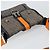 Bolsa de Ombro em Lona Trotter Christian Dior Azul Marinho Prata Auth gh1474 - vista 6
