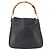 Borsa a mano in pelle Gucci Bamboo 2way Nera Oro 001 1705 1638 Auth 161481 - vista 13