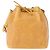 Noe LOUIS VUITTON Borsa a Spalla Petit Noé Epi Gialla M44109 LV Auth 161101 Giallo - vista 13