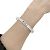 Bracciale Messika, "Bangle Pavé Move Noa", oro bianco e diamanti. - vista 7