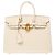Hermès Borsa HERMES Birkin 25 in Pelle Beige - 102827 - vista 3