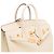 Hermès Borsa HERMES Birkin 25 in Pelle Beige - 102827 - vista 7