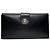 Céline Vintage Celine Paris Triomphe Leather Wallet Black