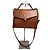 Vintage Courreges 2-Wege-Handtasche braun