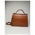 Vintage Courreges 2-Wege-Handtasche braun - Ansicht 2