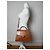 Vintage Courreges 2-Wege-Handtasche braun - Ansicht 8