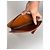 Clutch in pelle vintage Givenchy marrone Arancione - vista 3