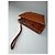 Clutch in pelle vintage Givenchy marrone Arancione - vista 5