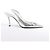 Diesel Décolleté Slingback D-Venus in Vernice Embossata Argento, Taglia 37 EU - vista 10
