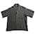 Camicia Louis Vuitton Mini Monogram in seta e cotone nera Nero Monogramma  - vista 1