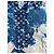 Camicia Louis Vuitton Monogram Bandana in cotone blu e bianca Bianco Multicolore Monogramma - vista 5