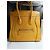 Céline Borsa a Mano Celine Luggage in Pelle Gialla Giallo - vista 2