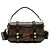 Fendi Braune Zucca Lackstoff Käfig Baguette