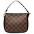 Trousse Pochette Damier Ebene Marrone Louis Vuitton